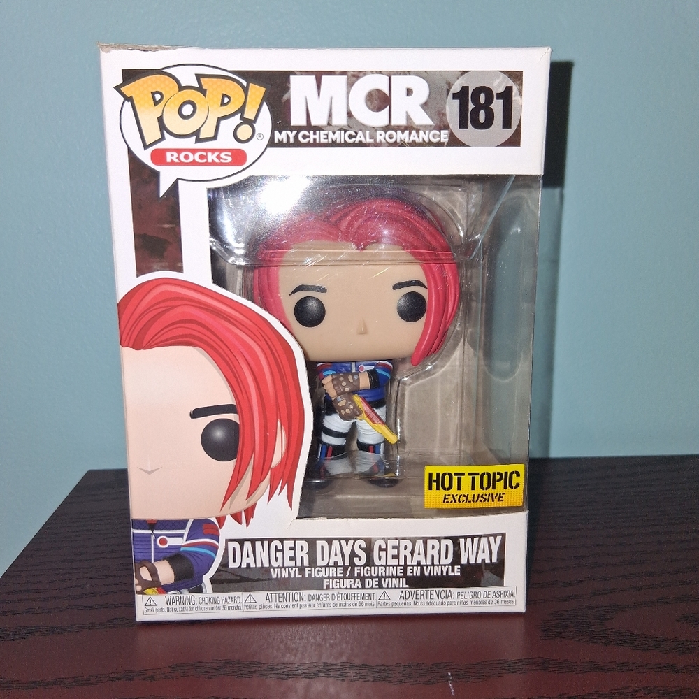 Funko Pop Rocks MCR Danger Days Gerard Way